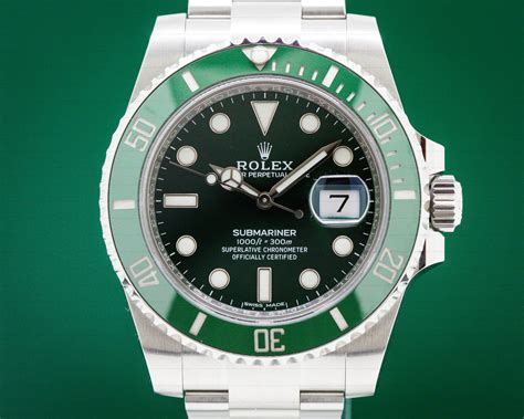 green faced rolex submariner